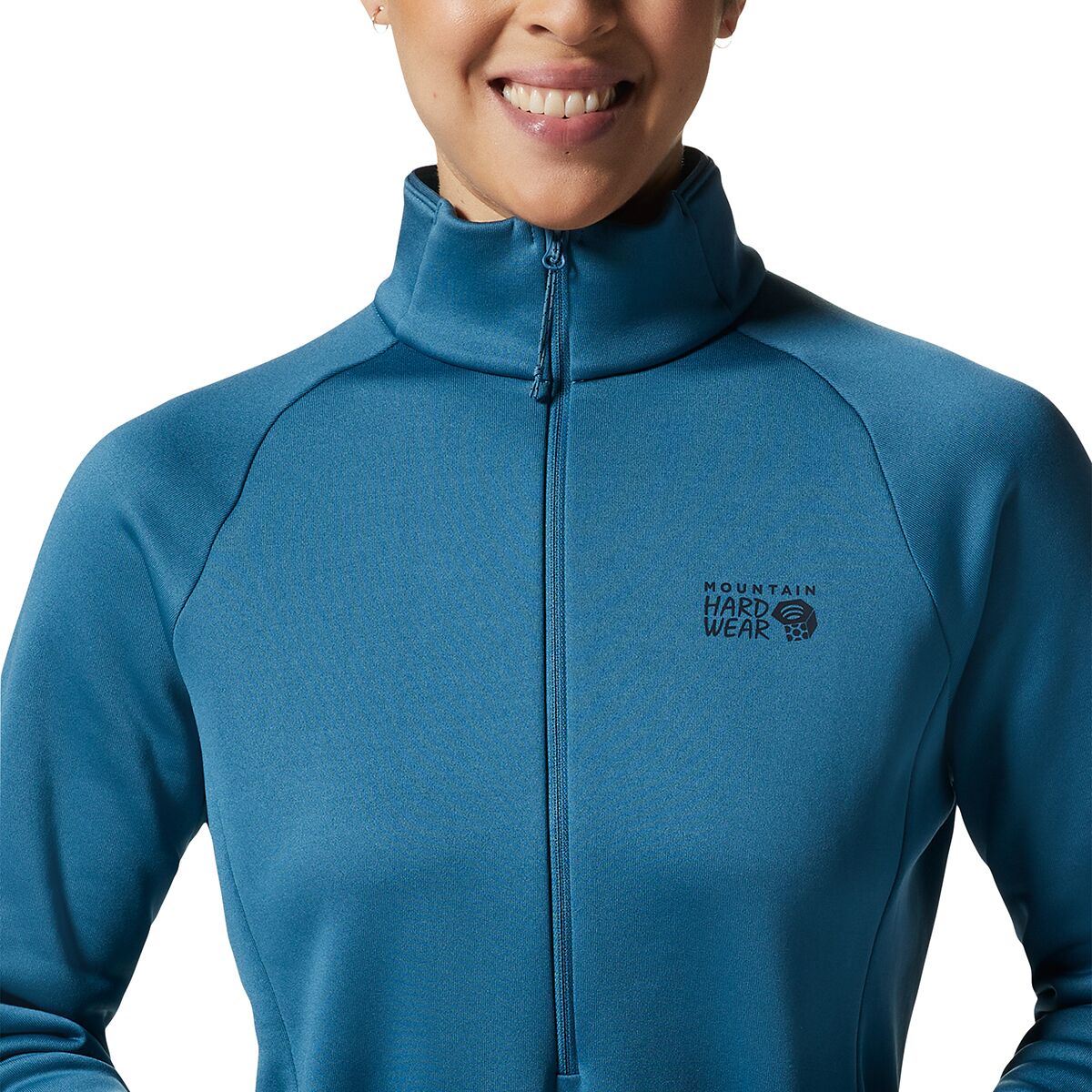Pull Polaire Mountain Hardwear Pour Femme - Taille S, Zip Mi-long, Noir - Parfait Outdoor !