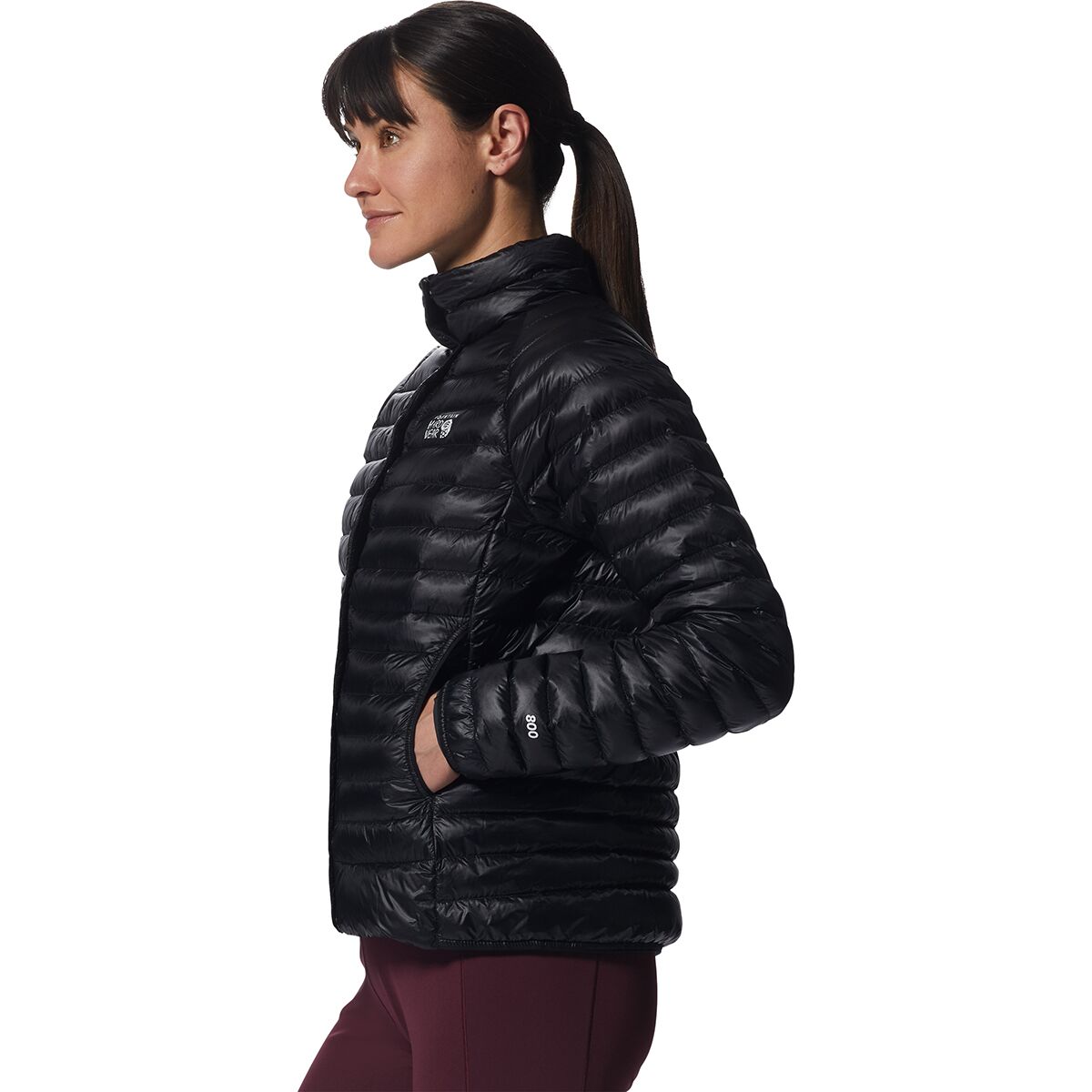 Mountain Hardwear Ghost Whisperer Snap Jacket - Women's - Black - L