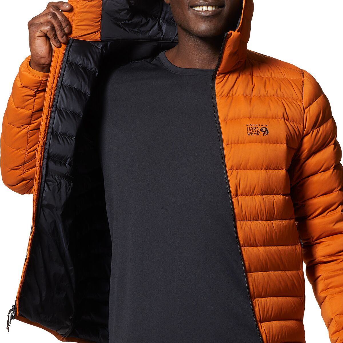 Mountain Hardwear Deloro Down FullZip Hooded Jacket Men's Clothing