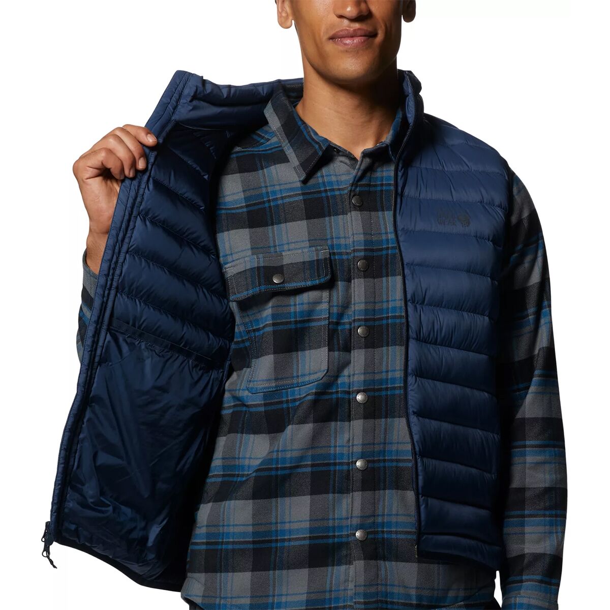 Mountain Hardwear Deloro Down Vest Men's Clothing