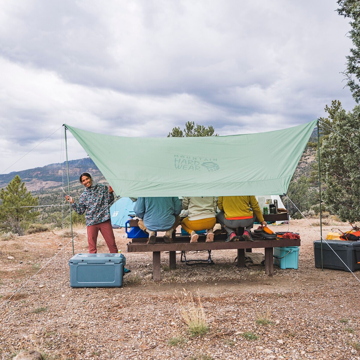 Mountain Hardwear Camp Awn Shelter Hike & Camp
