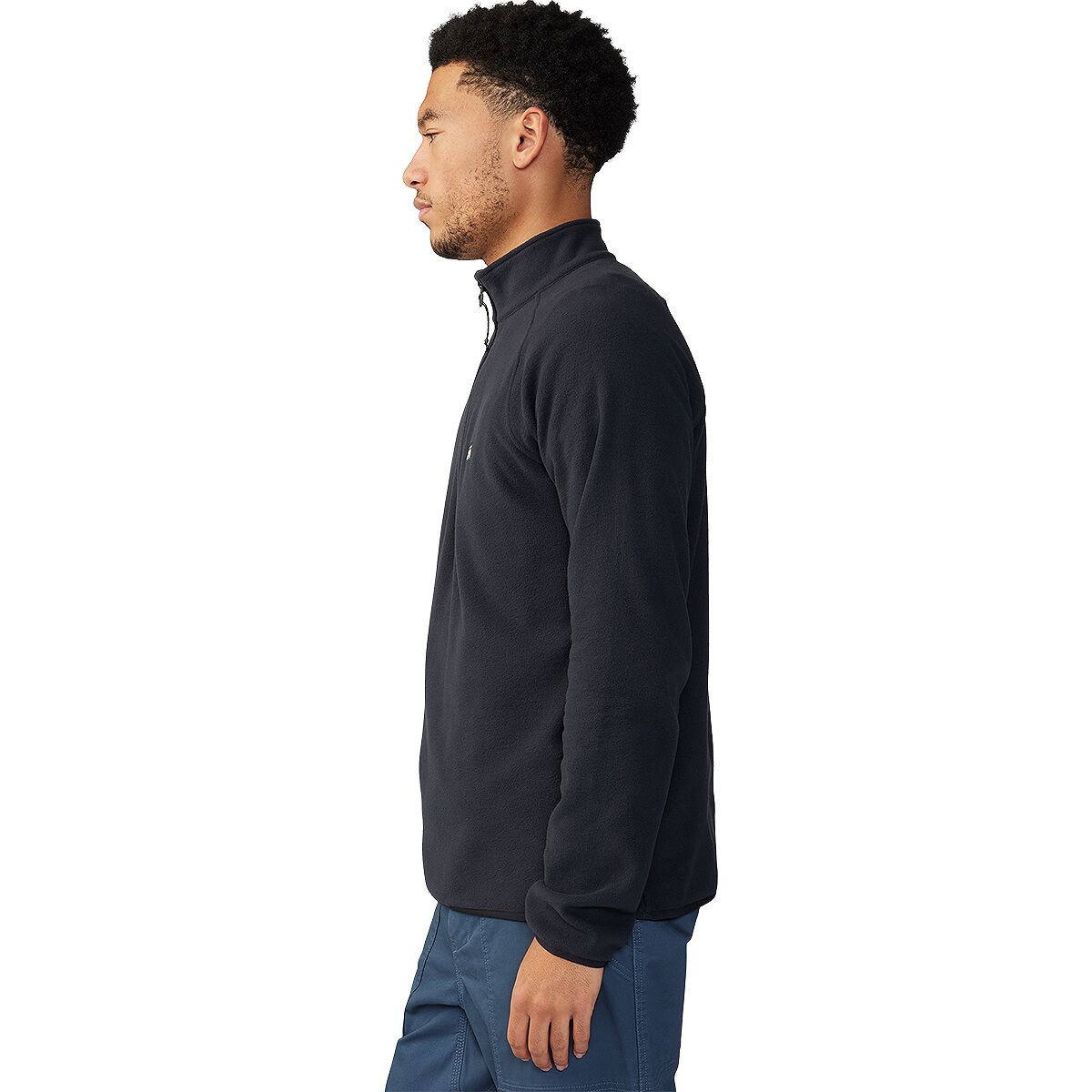 Pull Homme Mountain Hardwear 1/2 Zip - Polaire Doublée Rouge Et Marron, Taille M, Occasion