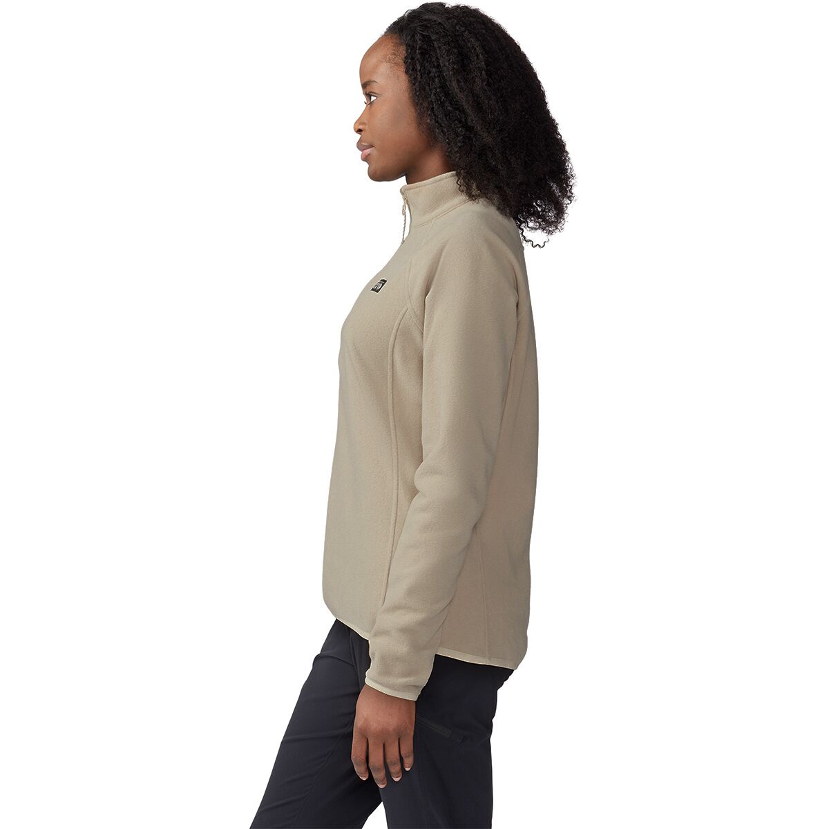 Couche intermédiaire à quart de zip pour femme Blindside - Gris | FR