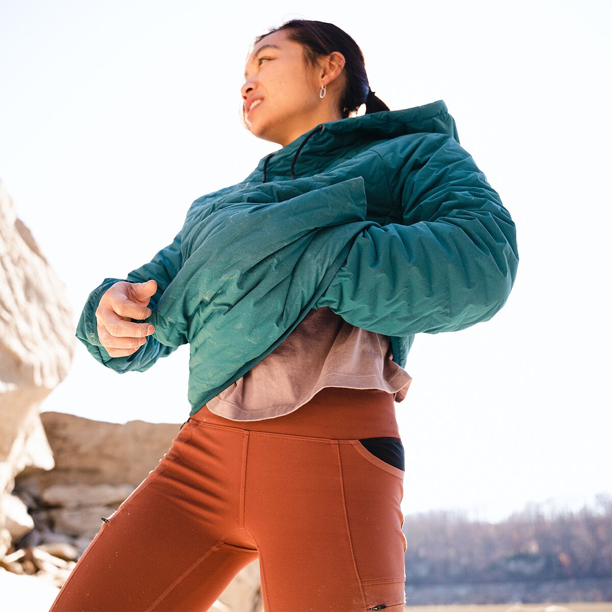 Mountain Hardwear Stretchdown Light Pullover Hoodie -...