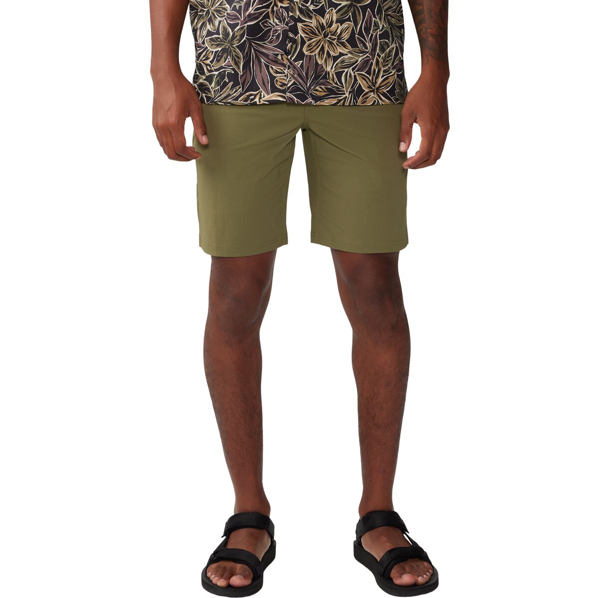 Short,Short Cargo tactique kaki pour hommes, court décontracté à poches