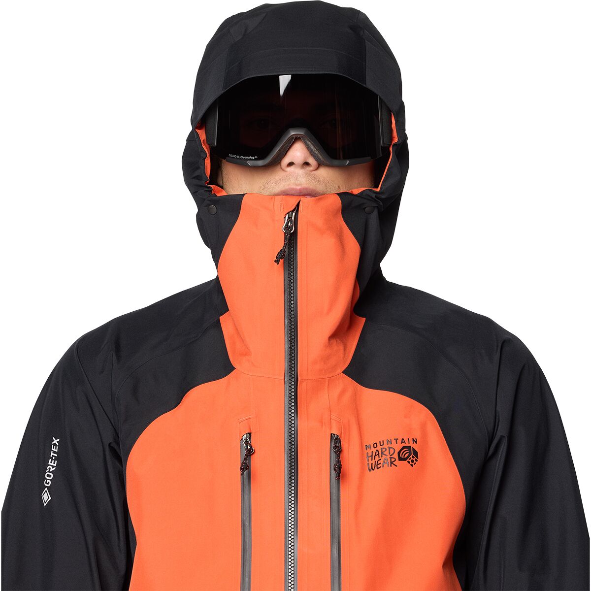 Мужская куртка Mountain Hardwear Boundary Ridge GORE-TEX 3L, цвет: Чёрный — фото 9