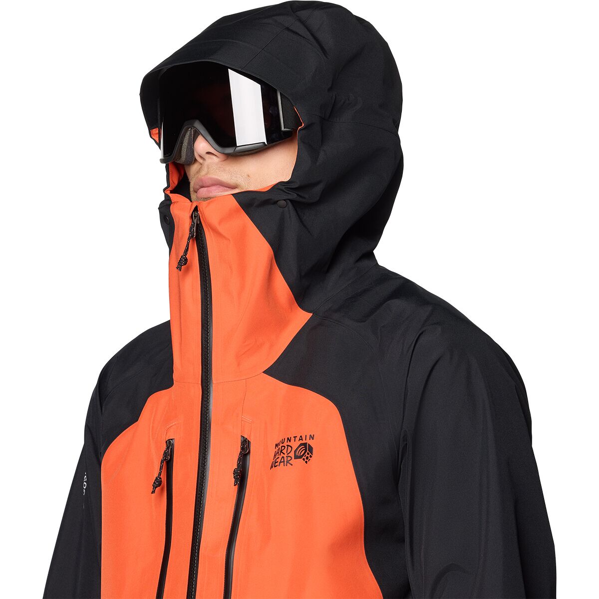 Мужская куртка Mountain Hardwear Boundary Ridge GORE-TEX 3L, цвет: Чёрный — фото 10