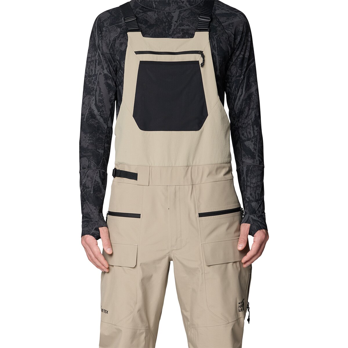 Мужские брюки Mountain Hardwear Boundary Ridge GTX 3L Bib Pant, цвет: Badlands — фото 5