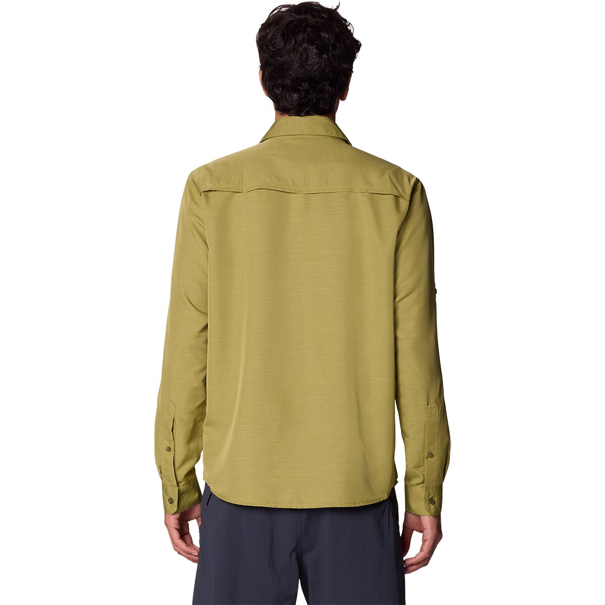 Мужская рубашка Mountain Hardwear Canyon Long-Sleeve Shirt, цвет: Bright Fatigue — фото 8