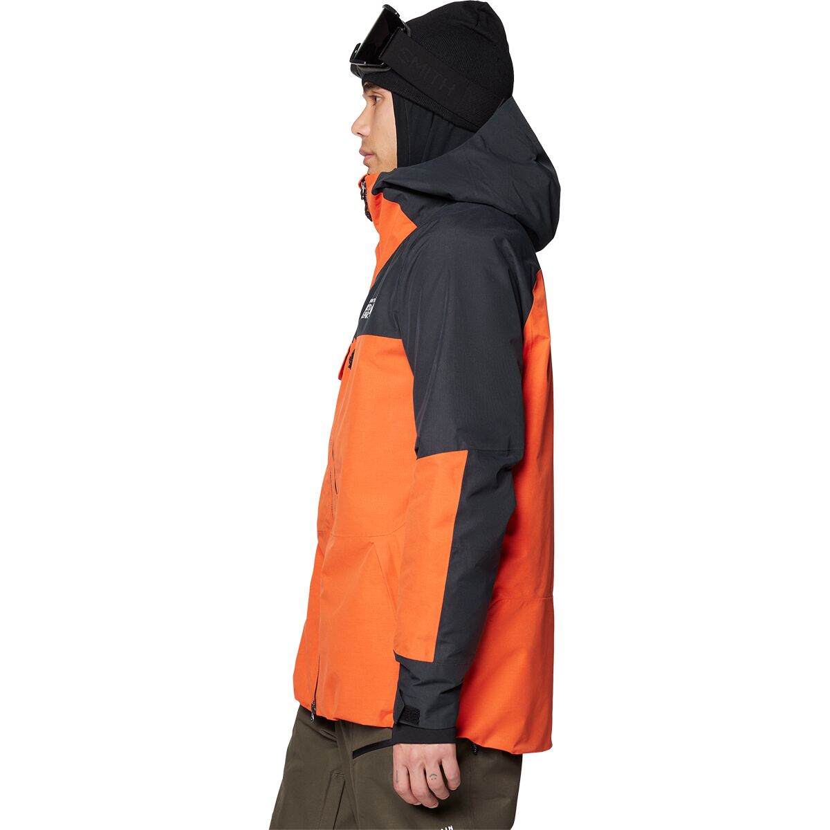 Мужская куртка Mountain Hardwear Cloud Bank GORE-TEX, цвет: Aspect / Чёрный — фото 2