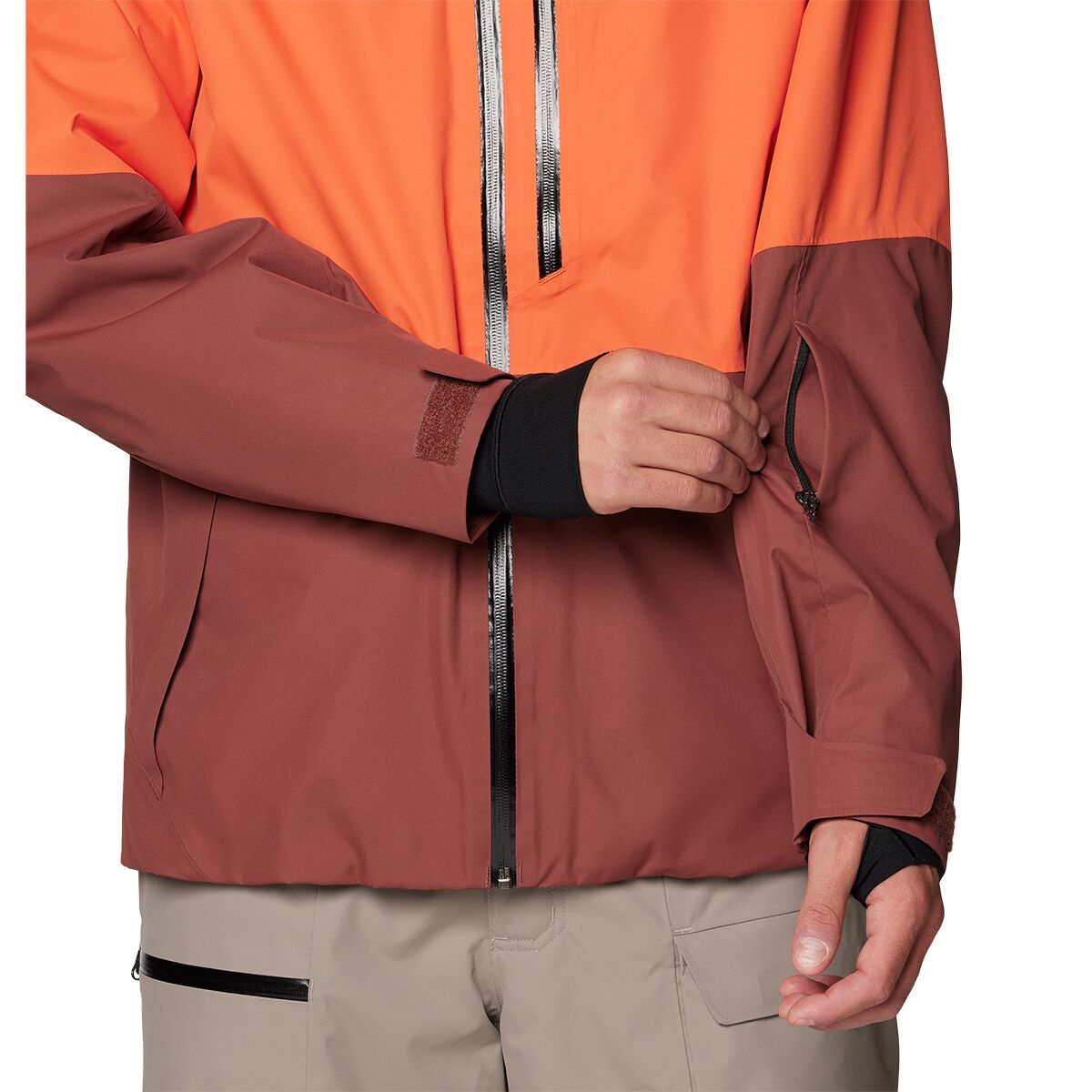 Мужская куртка Mountain Hardwear Firefall, цвет: Коричневый — фото 11