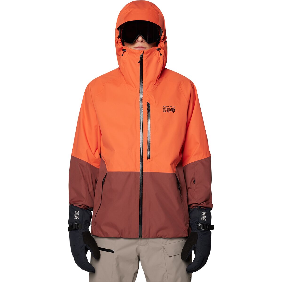 Мужская куртка Mountain Hardwear Firefall, цвет: Коричневый — фото 4