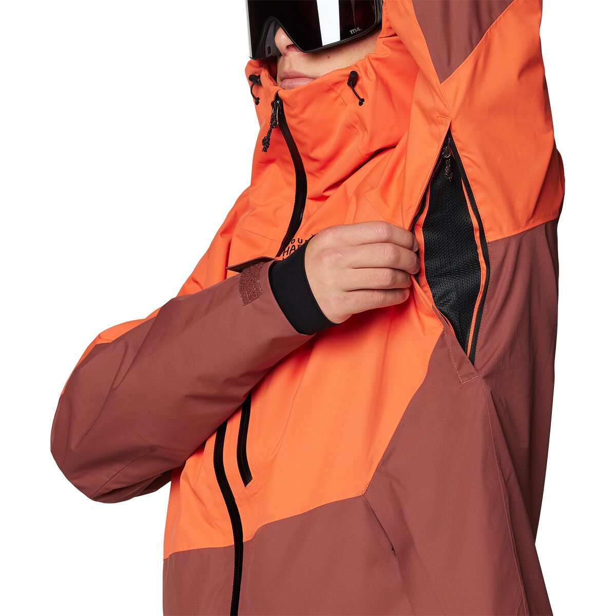 Мужская куртка Mountain Hardwear Firefall, цвет: Коричневый — фото 10