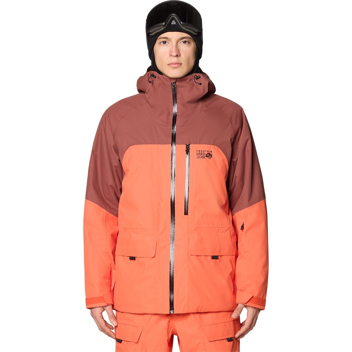 Мужская куртка Mountain Hardwear Firefall Insulated, цвет: Коричневый — фото 1