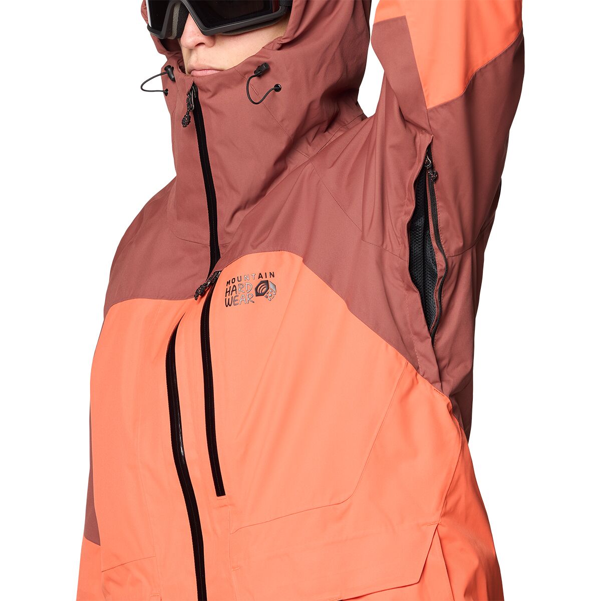 Мужская куртка Mountain Hardwear Firefall Insulated, цвет: Коричневый — фото 11