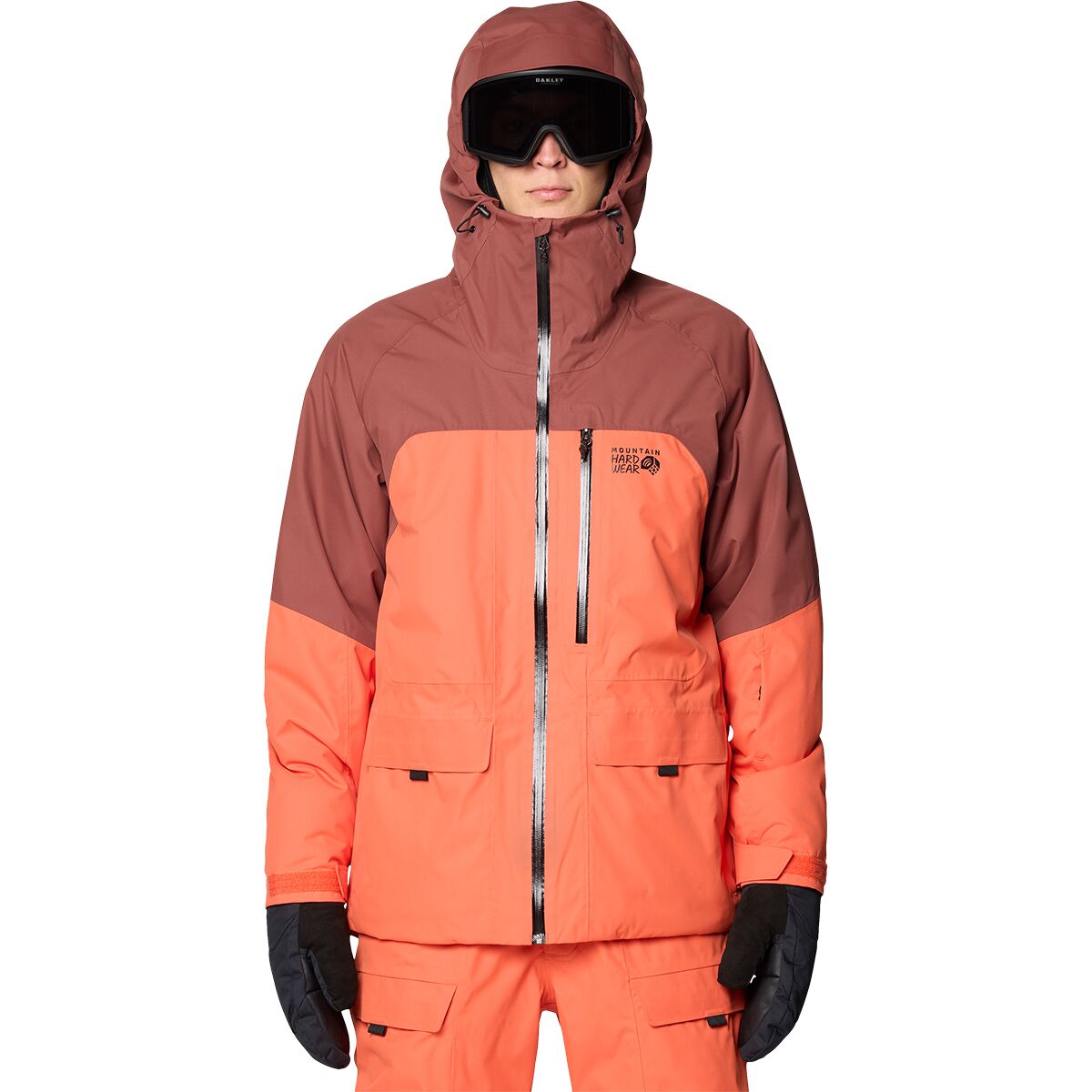 Мужская куртка Mountain Hardwear Firefall Insulated, цвет: Коричневый — фото 4