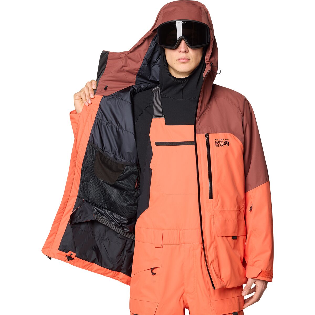 Мужская куртка Mountain Hardwear Firefall Insulated, цвет: Коричневый — фото 5