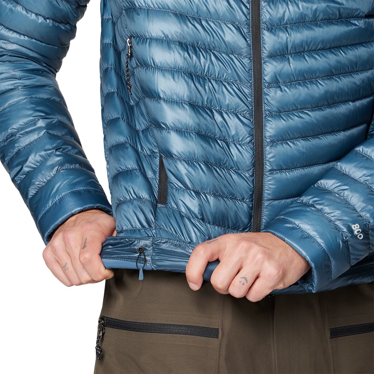 Мужская куртка Mountain Hardwear Ghost Whisperer, цвет: Синий — фото 8