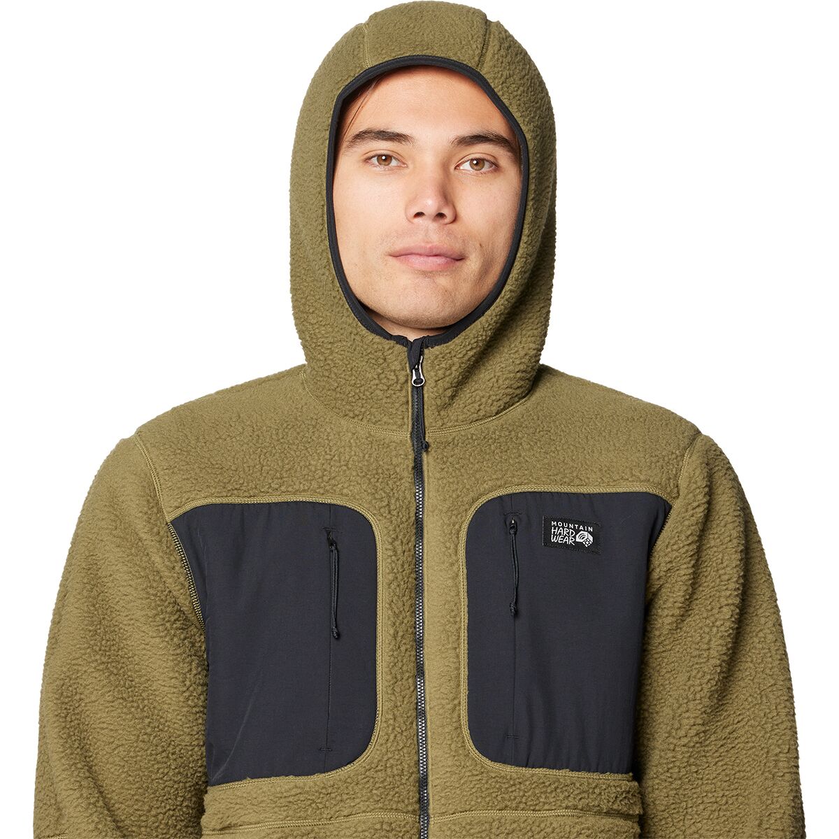 Мужское худи Mountain Hardwear HiCamp Fleece, цвет: Зелёный — фото 4