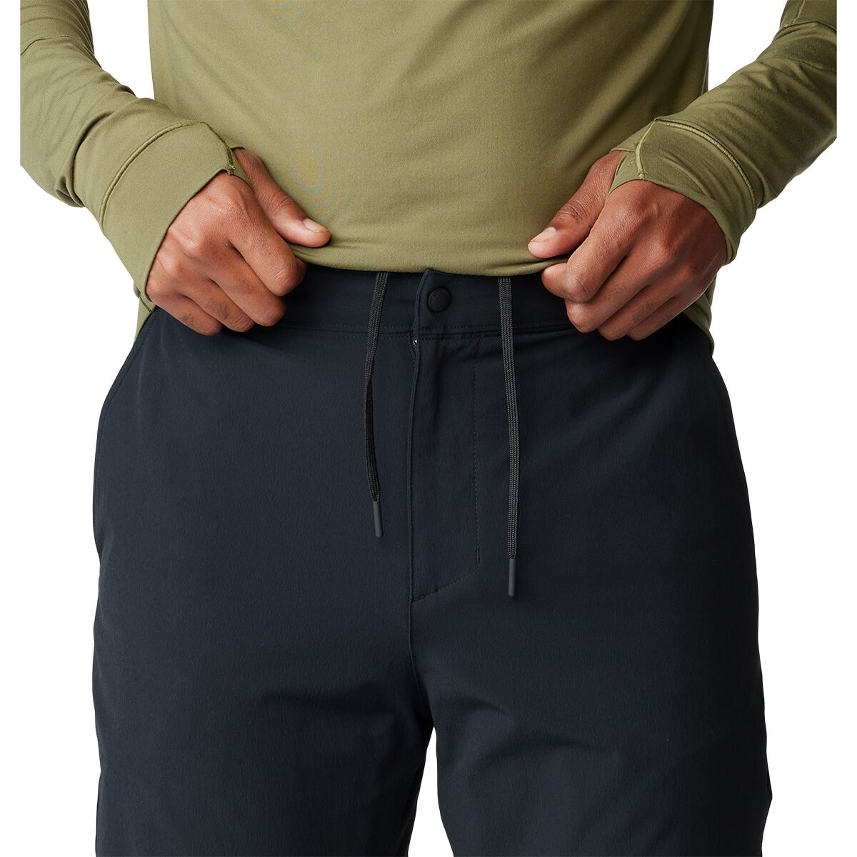 Мужские брюки Mountain Hardwear Yumalino Active Lined, цвет: Чёрный — фото 3