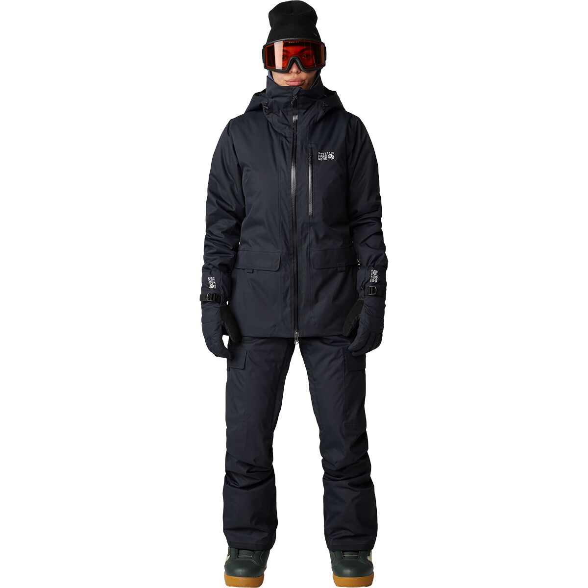 Женская куртка Mountain Hardwear Firefall Insulated, цвет: Чёрный — фото 4