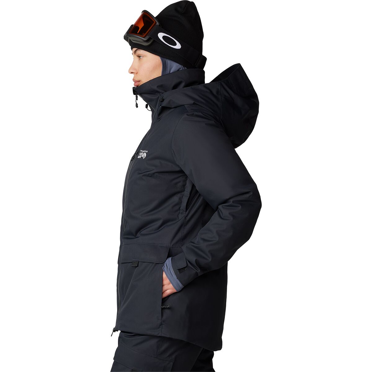 Женская куртка Mountain Hardwear Firefall Insulated, цвет: Чёрный — фото 5