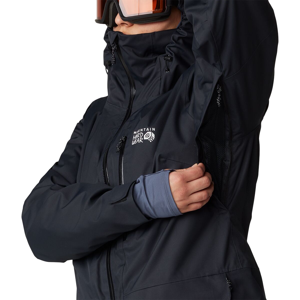 Женская куртка Mountain Hardwear Firefall Insulated, цвет: Чёрный — фото 10