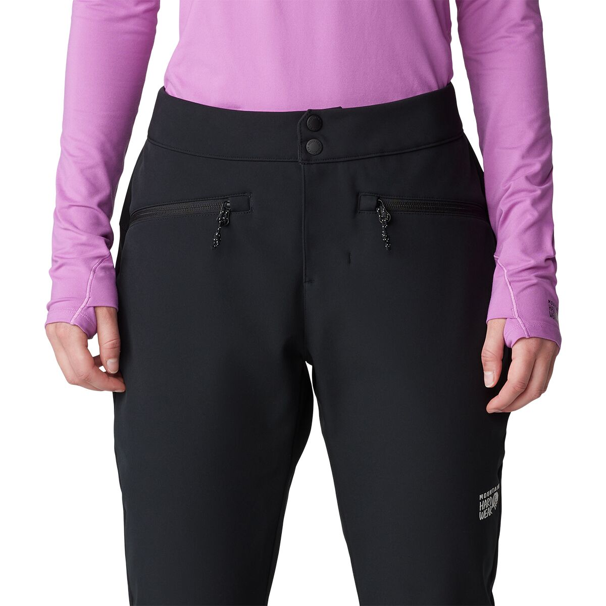 Женские брюки Mountain Hardwear Firefall Stretch Pant, цвет: Чёрный — фото 3