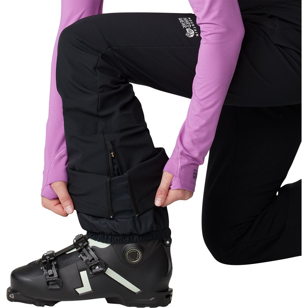 Женские брюки Mountain Hardwear Firefall Stretch Pant, цвет: Чёрный — фото 6