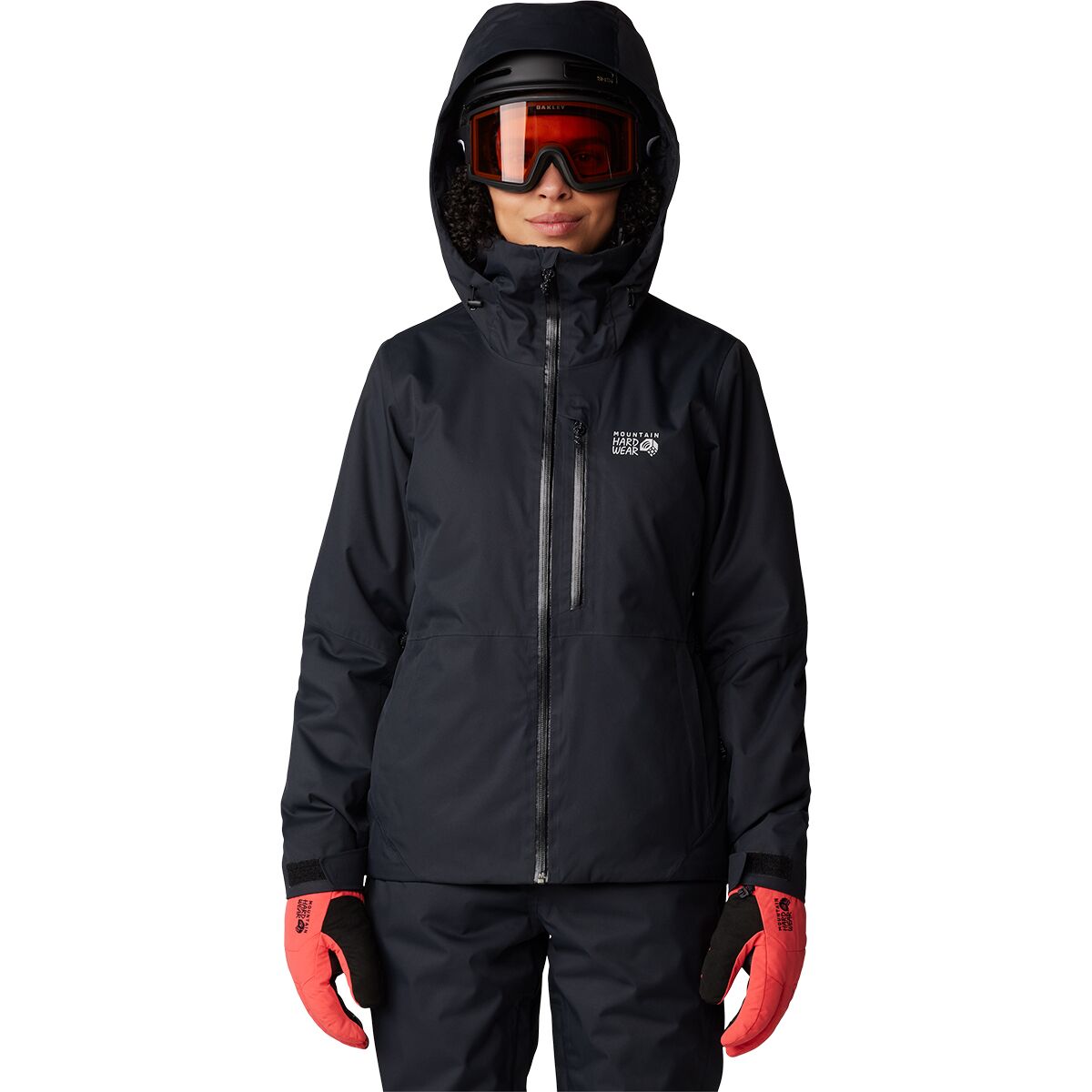 Женская куртка Mountain Hardwear Firefall, цвет: Чёрный — фото 3