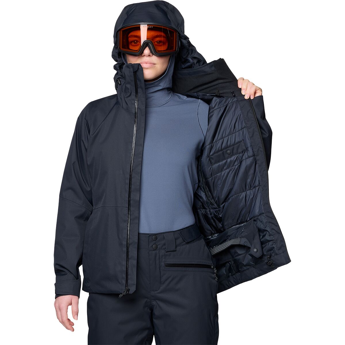 Женская куртка Mountain Hardwear Firefall, цвет: Чёрный — фото 8