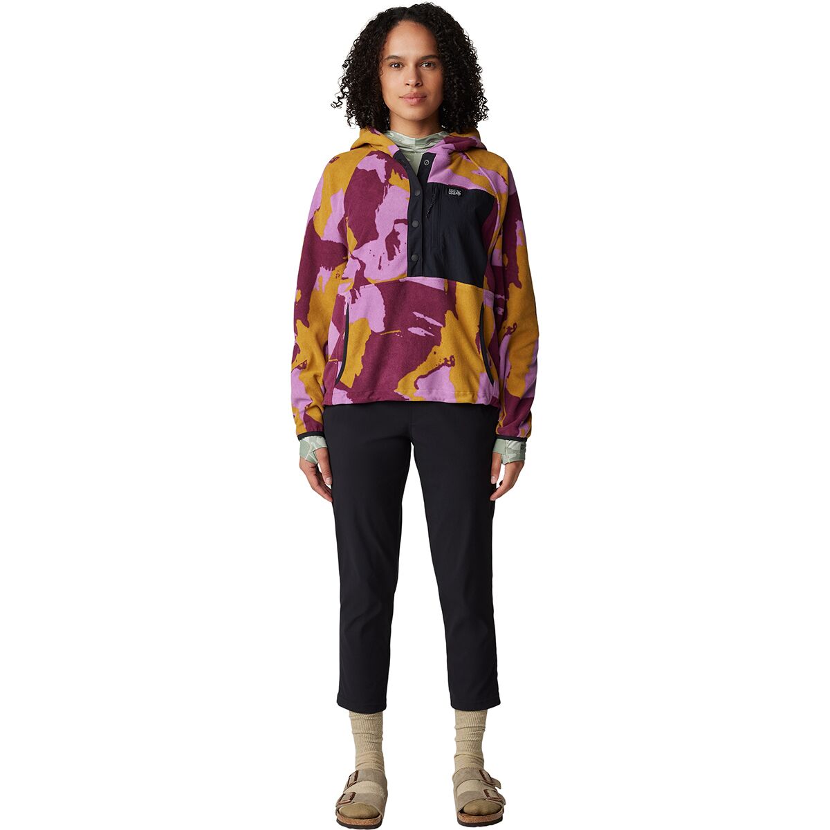 Mountain Hardwear Microchill Snap Neck Pullover -...