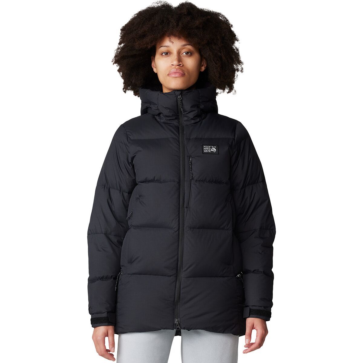 Женская куртка Mountain Hardwear Nevadan Down Parka, цвет: Чёрный