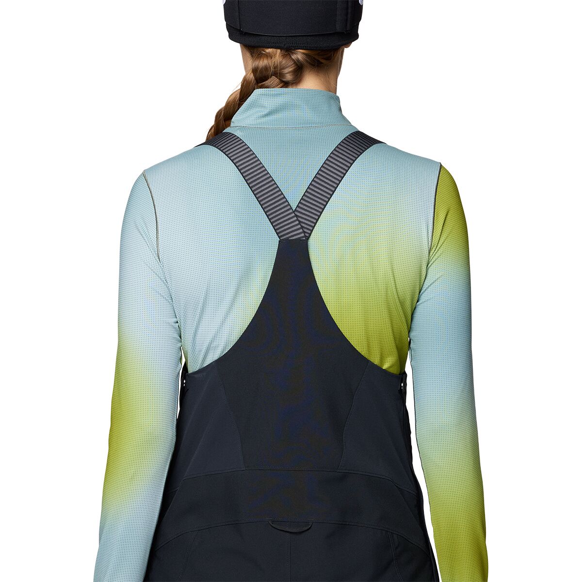 Женские брюки Mountain Hardwear Powder Maven Bib, цвет: Чёрный — фото 5