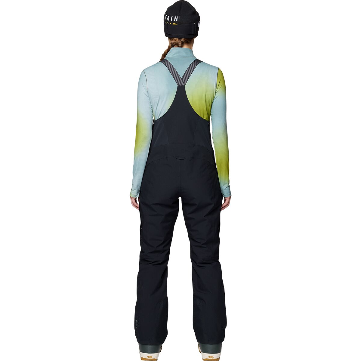 Женские брюки Mountain Hardwear Powder Maven Bib, цвет: Чёрный — фото 8