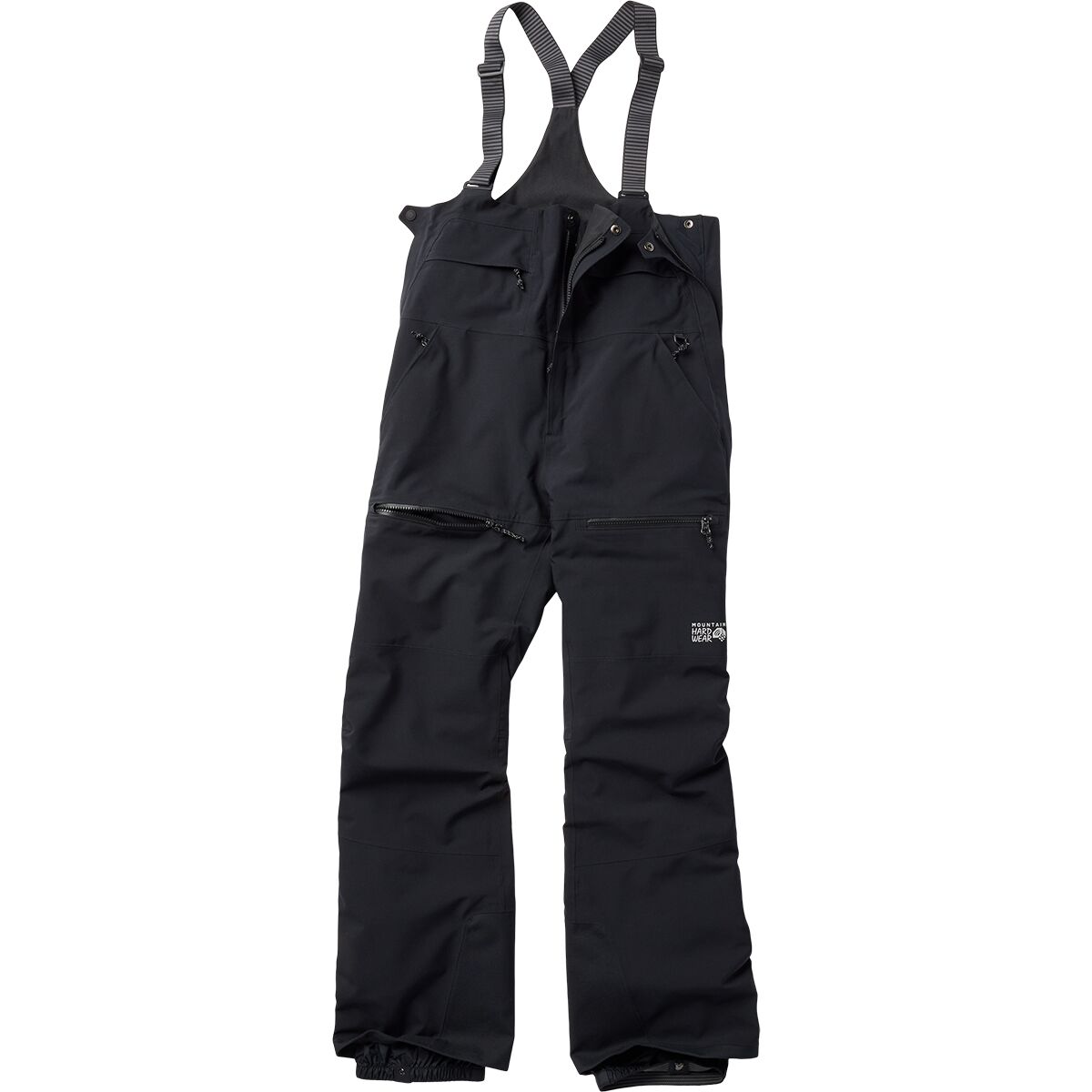 Женские брюки Mountain Hardwear Powder Maven Bib, цвет: Чёрный — фото 9