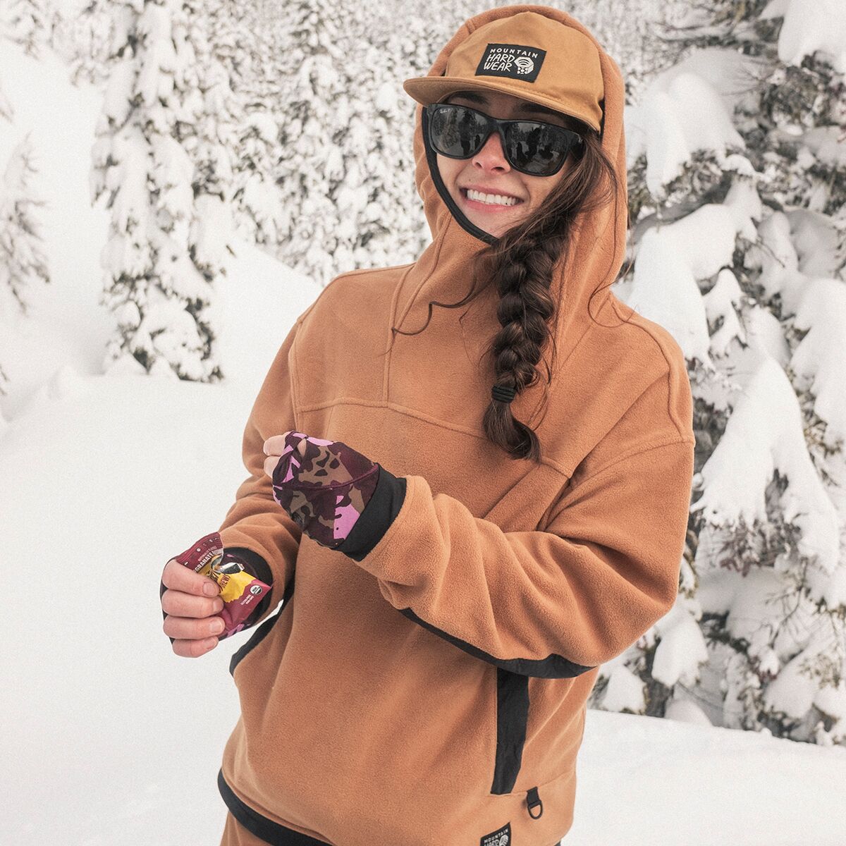 Mountain Hardwear Powder Maven Fleece Pullover Hooded...