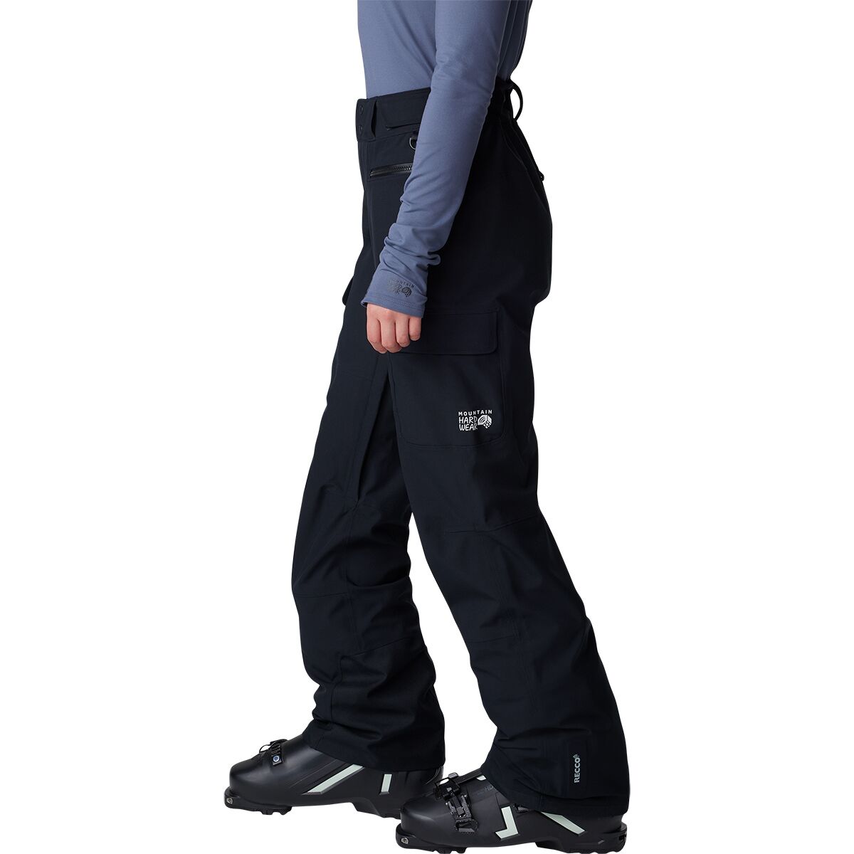 Женские брюки Mountain Hardwear Powder Maven Pant, цвет: Чёрный — фото 2