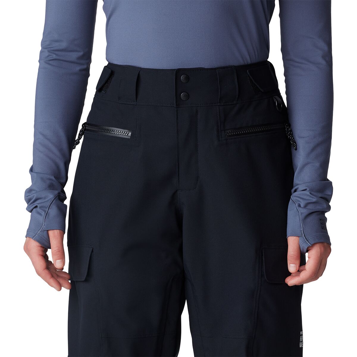 Женские брюки Mountain Hardwear Powder Maven Pant, цвет: Чёрный — фото 3
