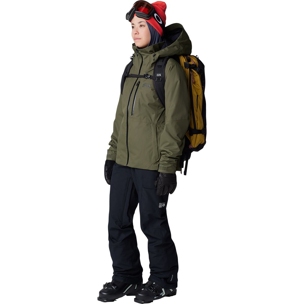 Женские брюки Mountain Hardwear Powder Maven Pant, цвет: Чёрный — фото 8