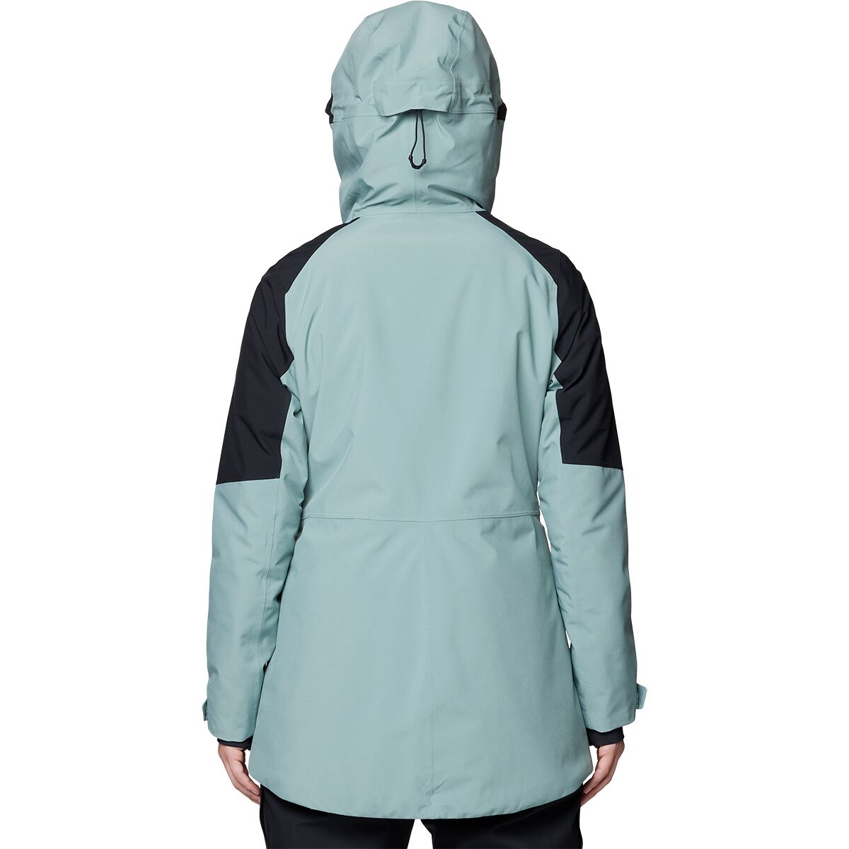 Женская куртка Mountain Hardwear Powder Maven, цвет: Синий шалфейный / Чёрный — фото 11
