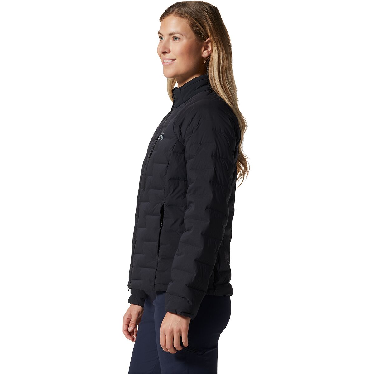 Женская куртка Mountain Hardwear Stretchdown, цвет: Чёрный — фото 2