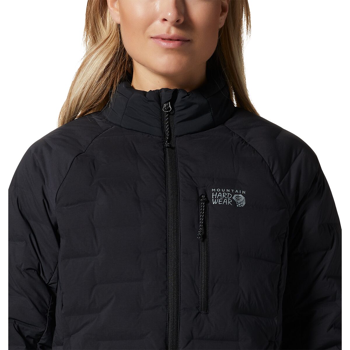 Женская куртка Mountain Hardwear Stretchdown, цвет: Чёрный — фото 3