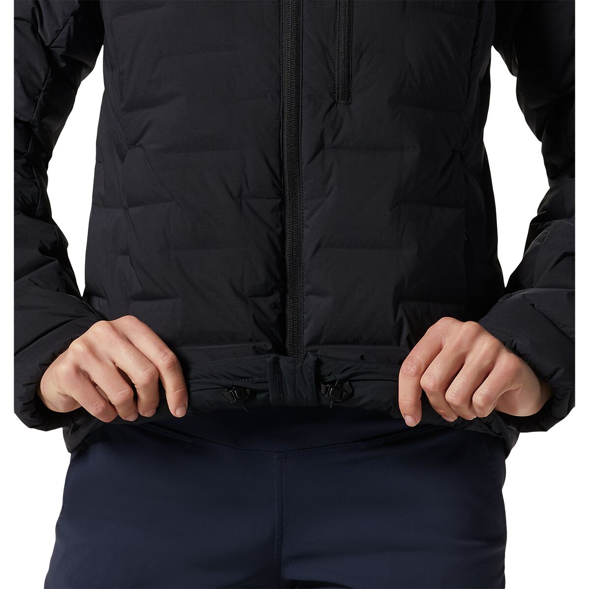 Женская куртка Mountain Hardwear Stretchdown, цвет: Чёрный — фото 4