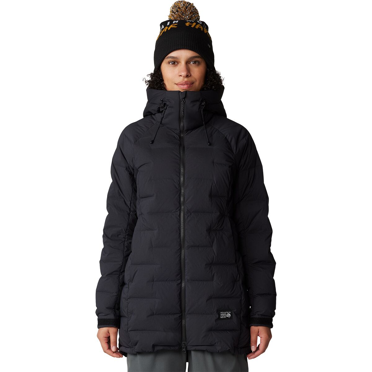 Женская куртка Mountain Hardwear Stretchdown, цвет: Чёрный