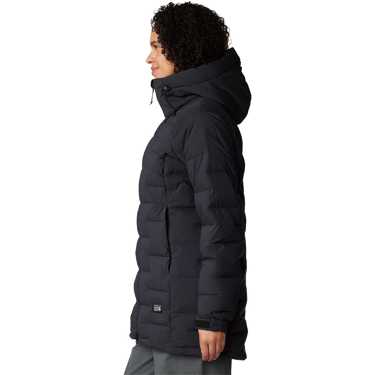 Женская куртка Mountain Hardwear Stretchdown, цвет: Чёрный — фото 3