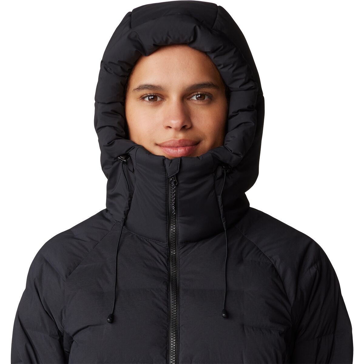 Женская куртка Mountain Hardwear Stretchdown, цвет: Чёрный — фото 4