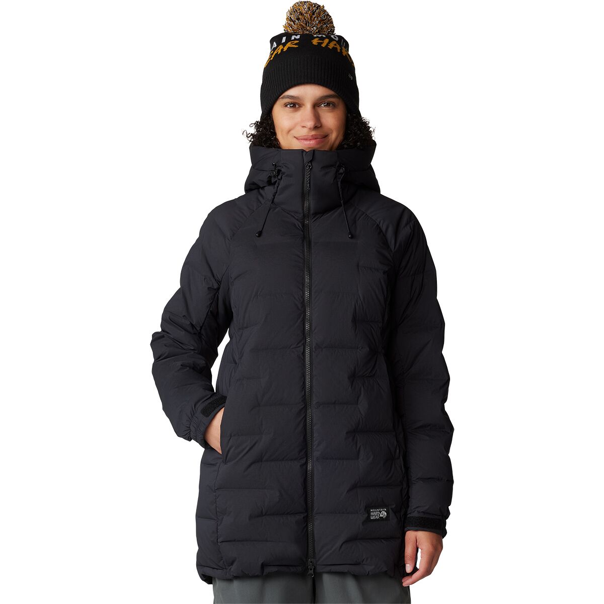 Женская куртка Mountain Hardwear Stretchdown, цвет: Чёрный — фото 10
