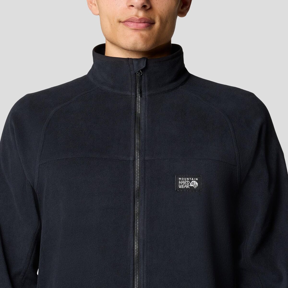 Мужская куртка Mountain Hardwear Oakoram Fleece Full-Zip, цвет: Чёрный — фото 8