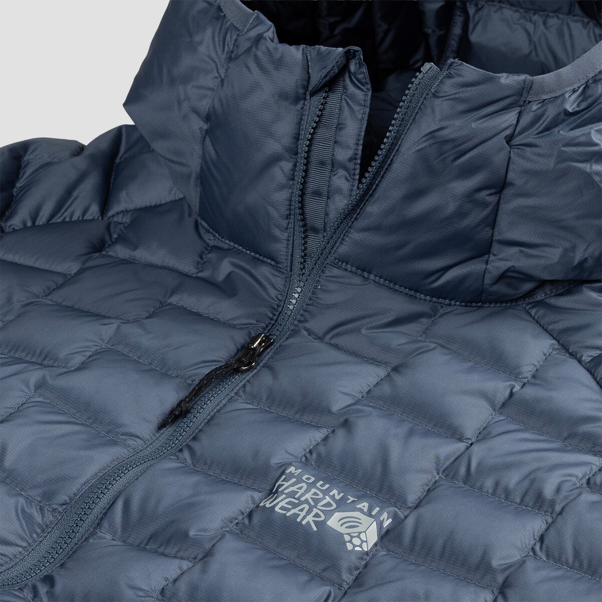 Мужское худи Mountain Hardwear Temescalborz Down Hoodie, цвет: Синий — фото 3